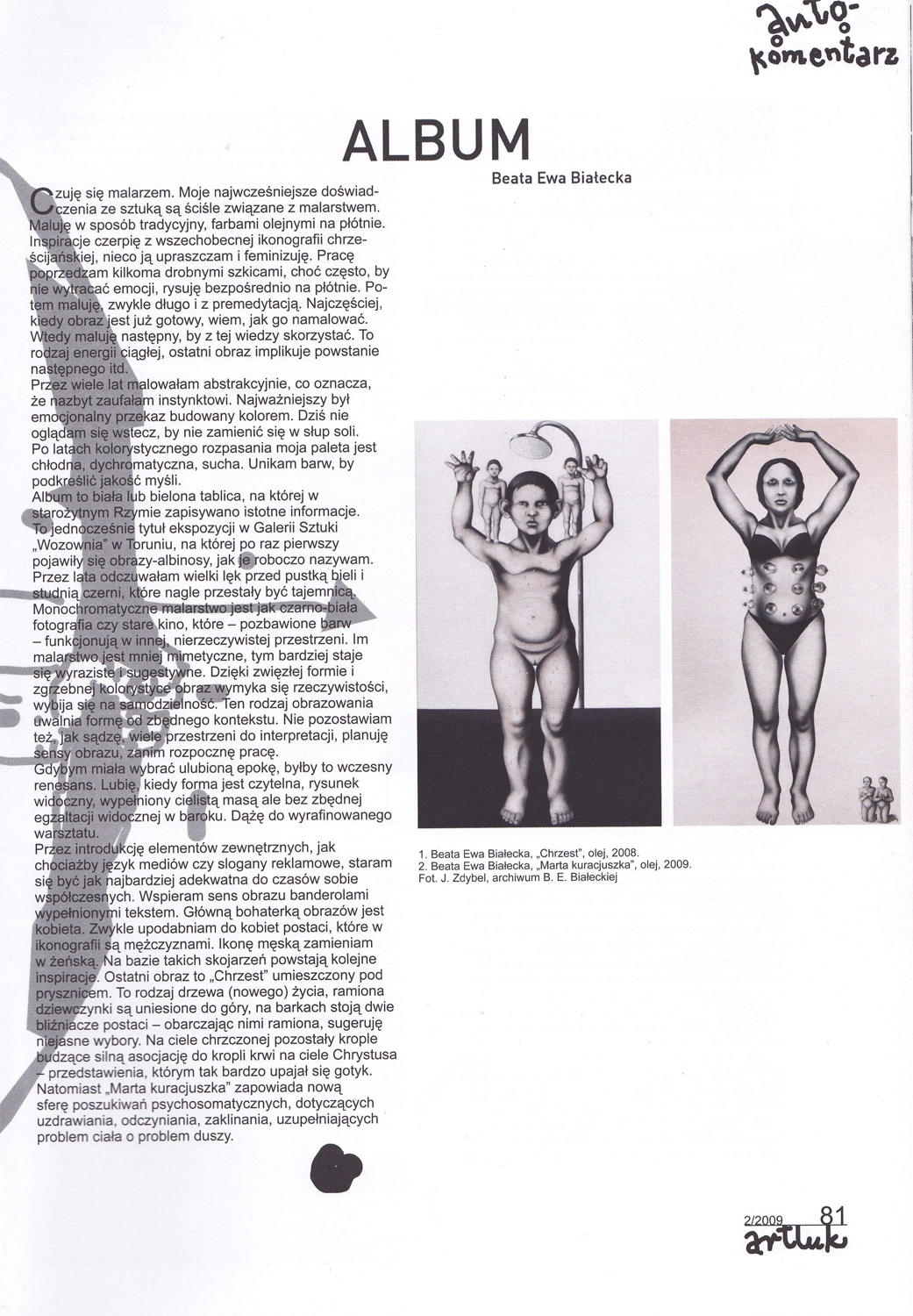 Artluk, 2/2009 Beata Ewa Białecka - Strona 2