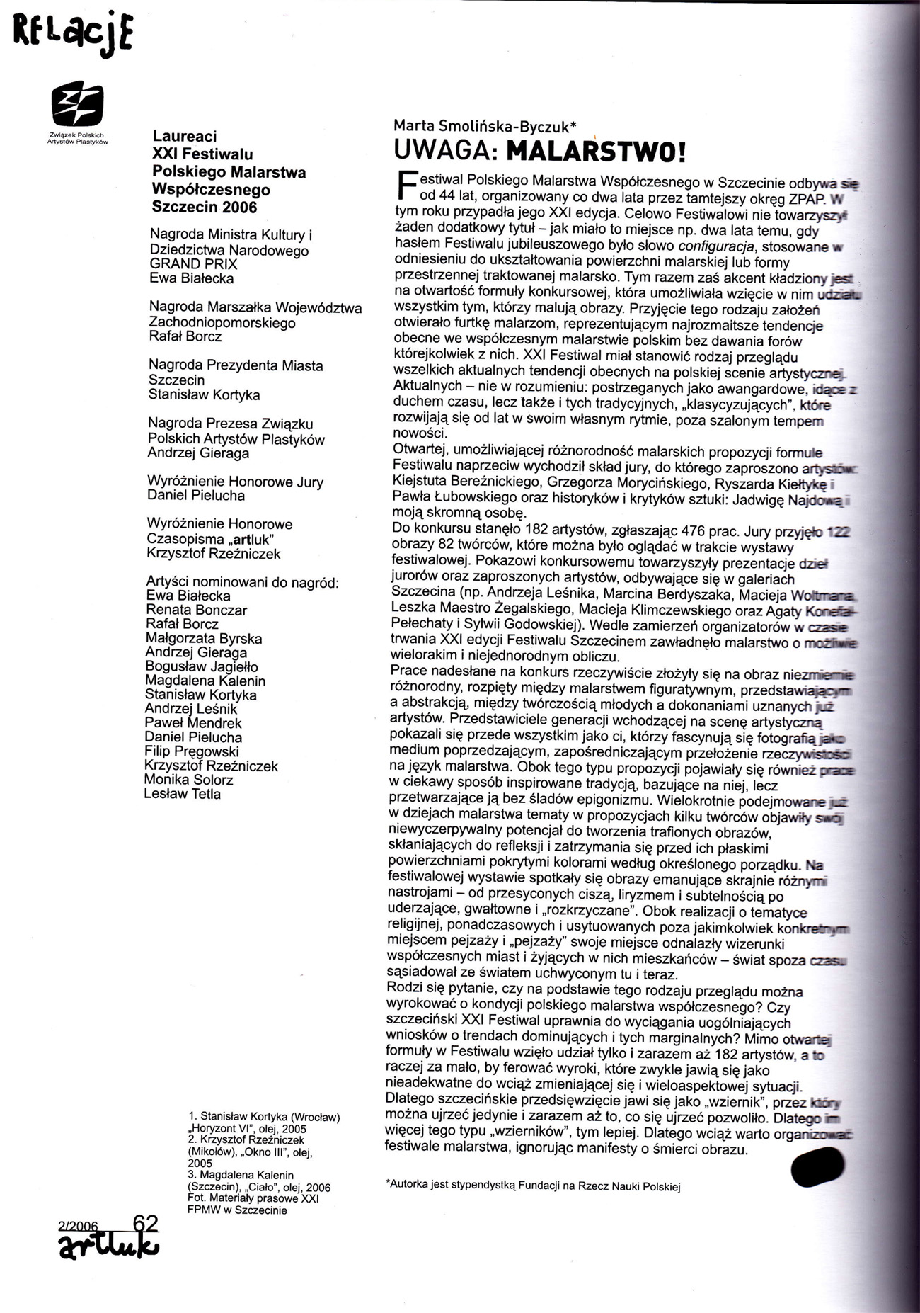 Artluk 02/2006 Beata Białecka - Strona 1