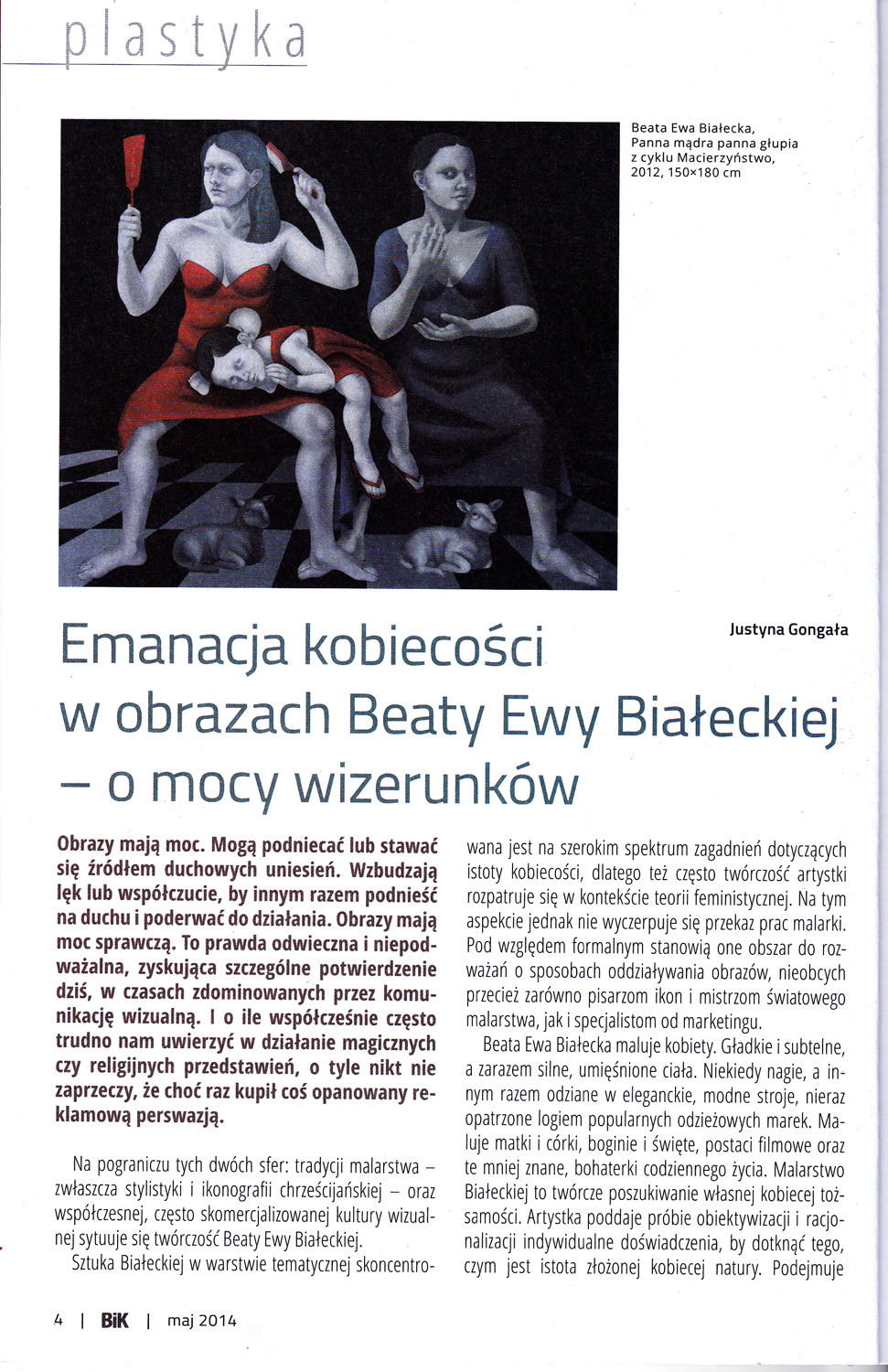 BiK 2014 Beata Ewa Białecka - Strona 1